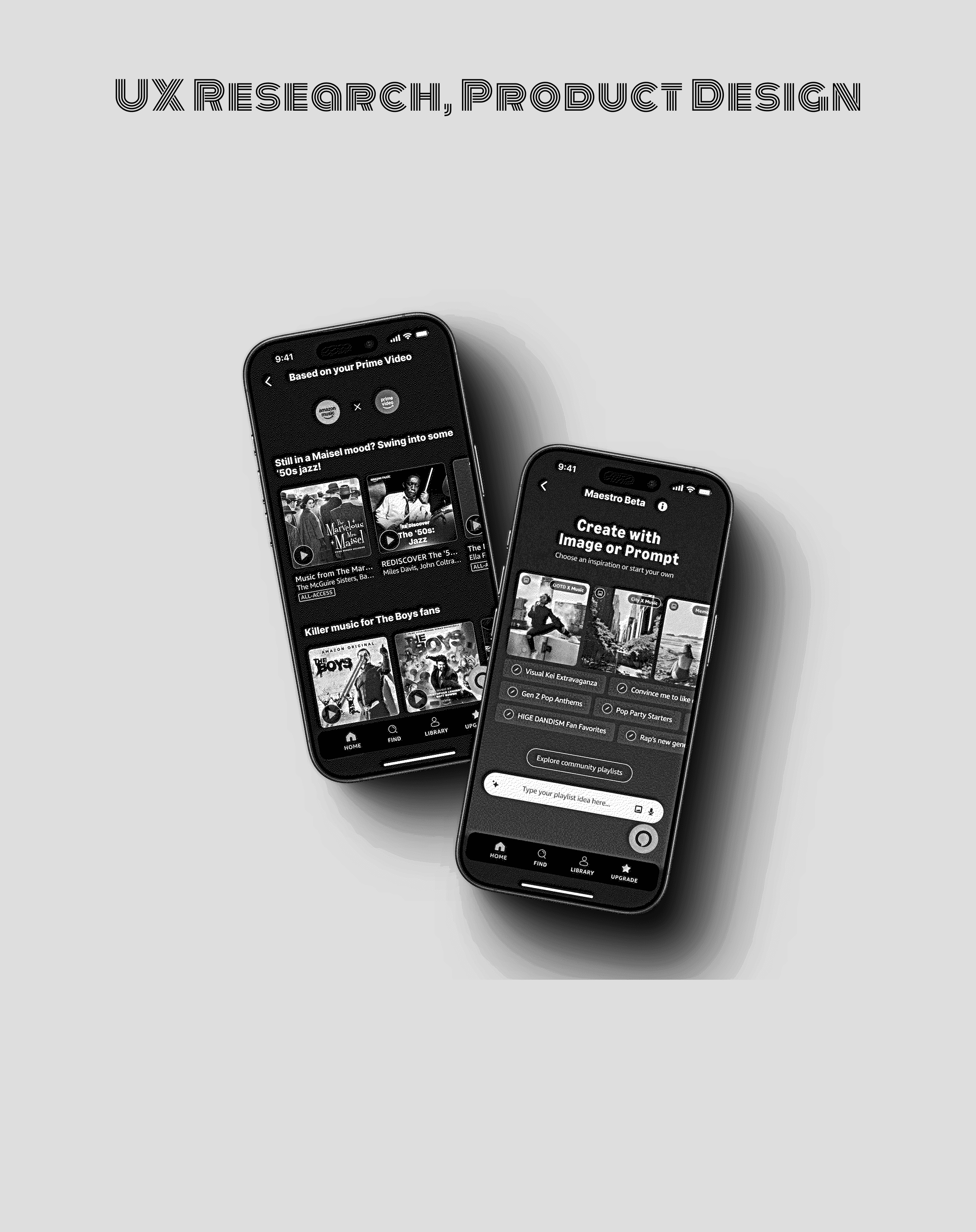 Amazon Music For Ü project interface preview