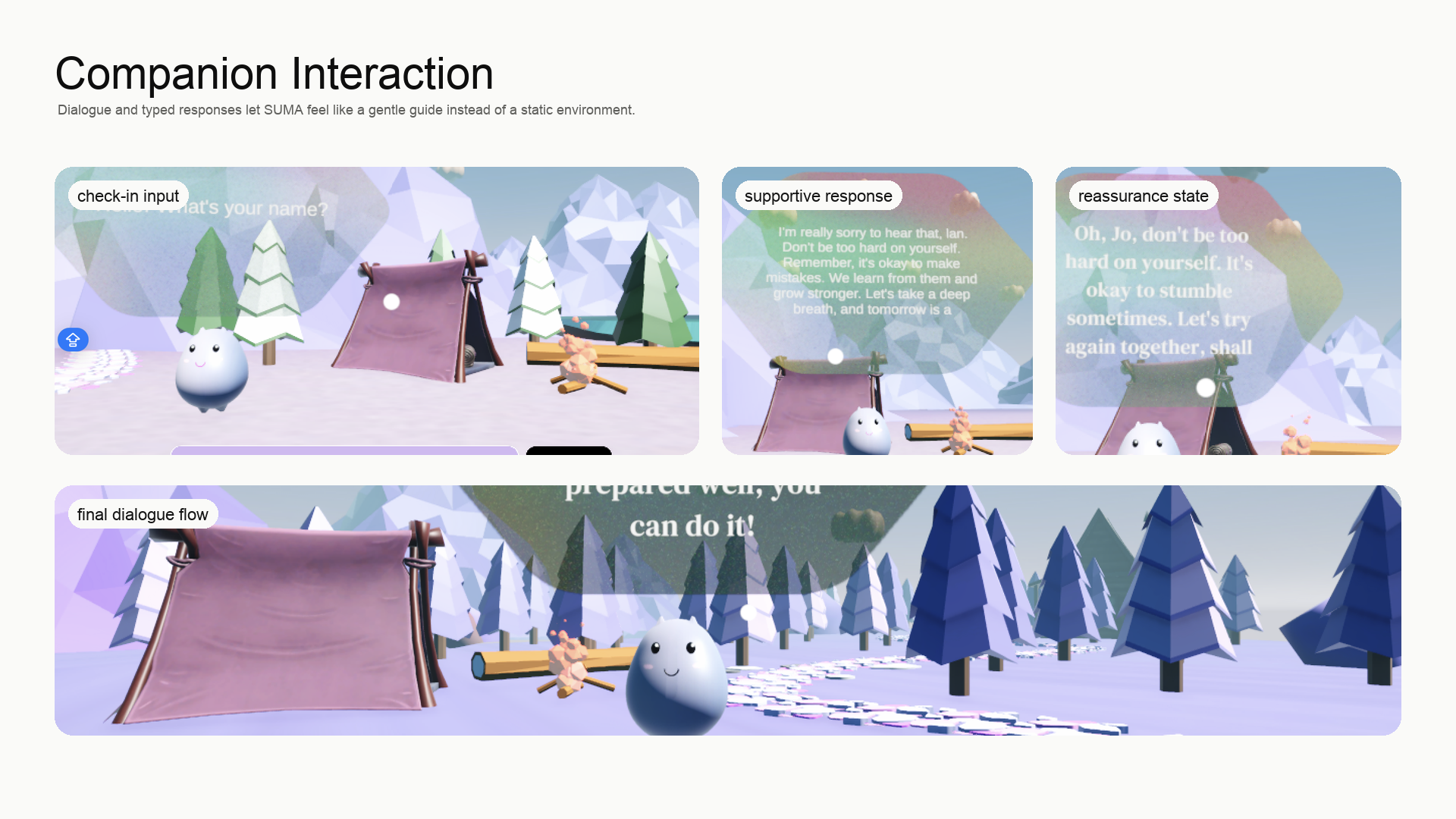 Lan Ting SUMA companion dialogue interaction