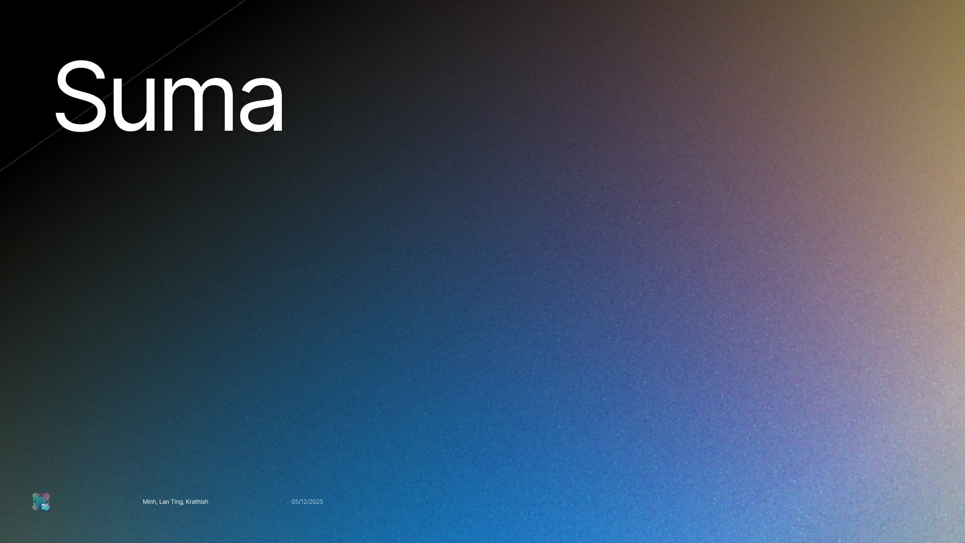 SUMA title slide