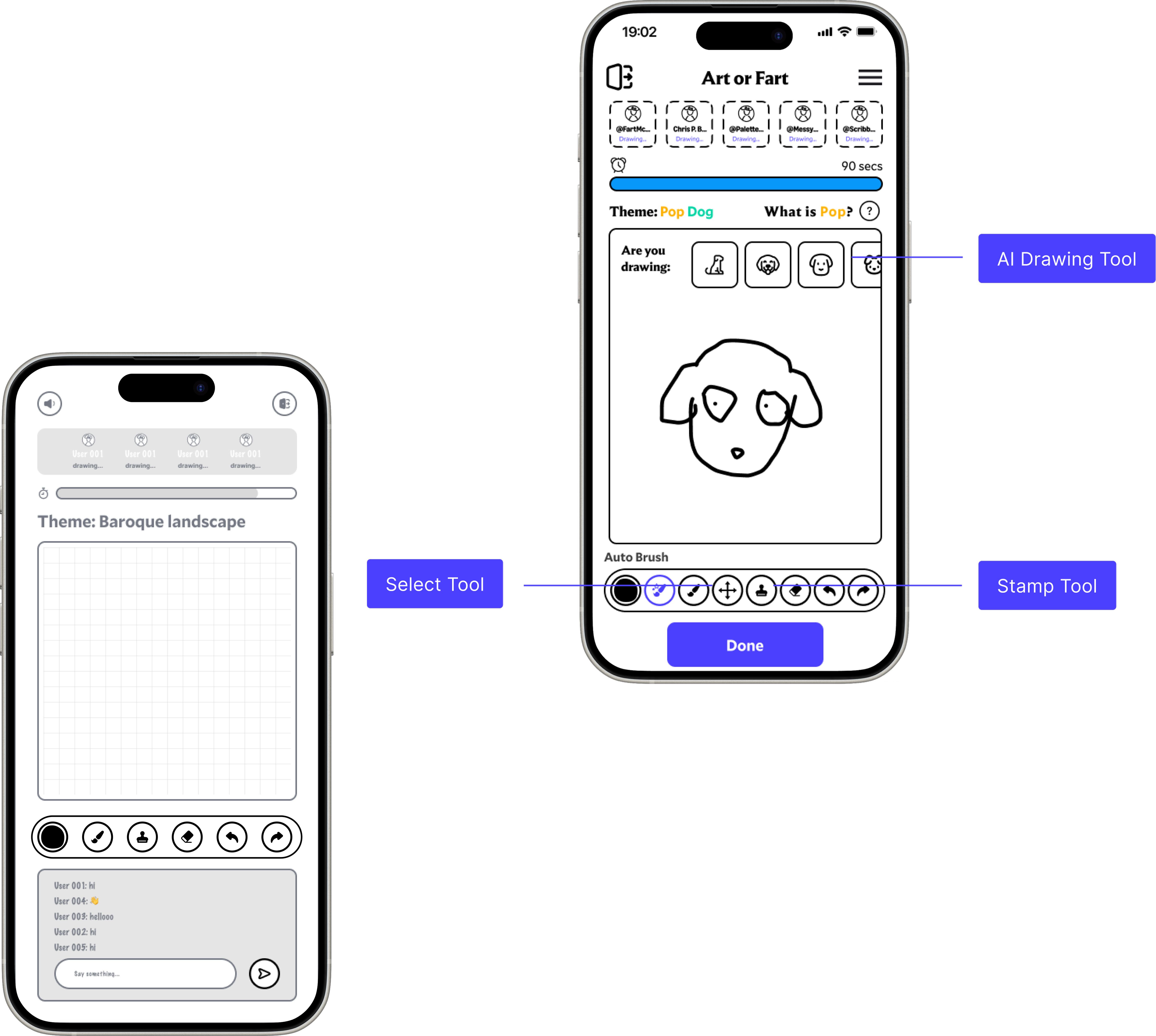 AI drawing assist tools on mobile