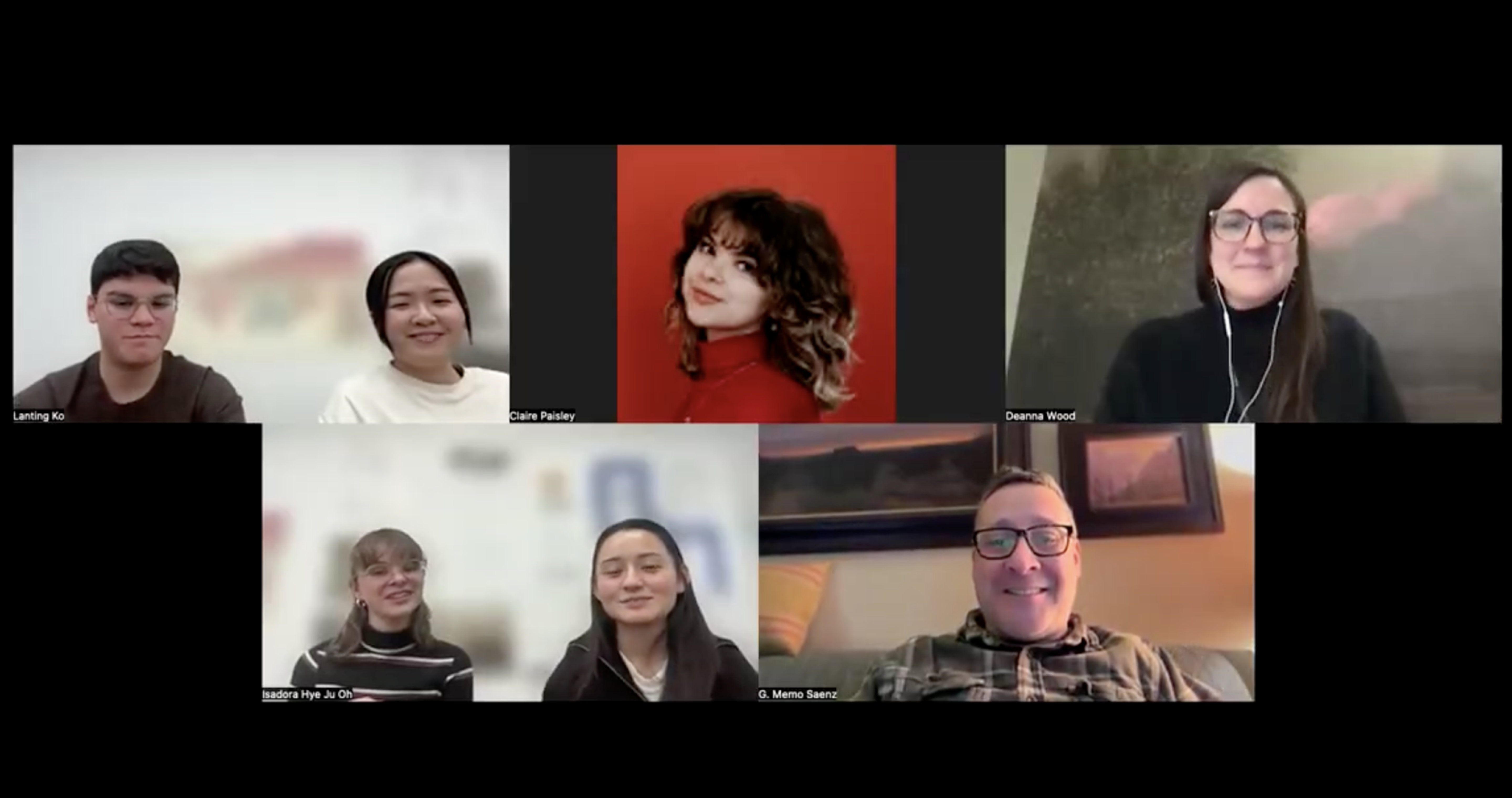 NGA team review session over Zoom